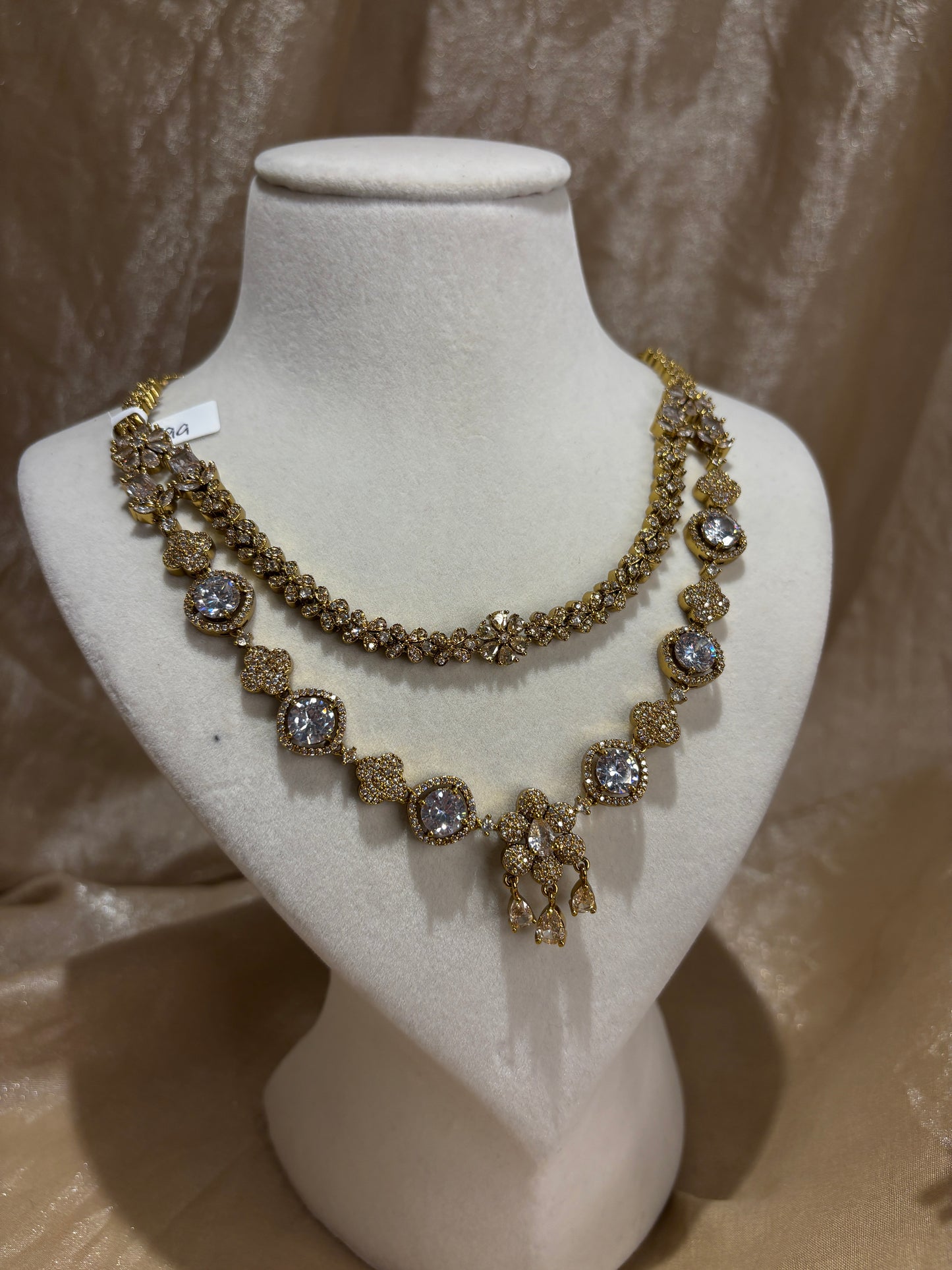 Gold layered necklace