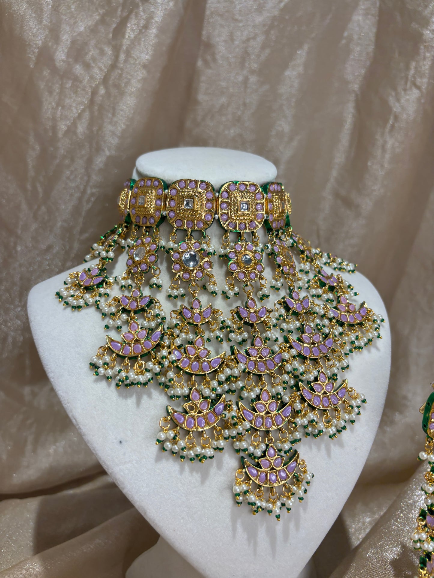 Lavender choker set