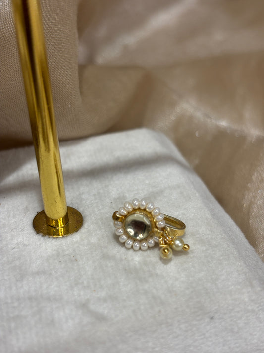 Pachi kundan nose stud