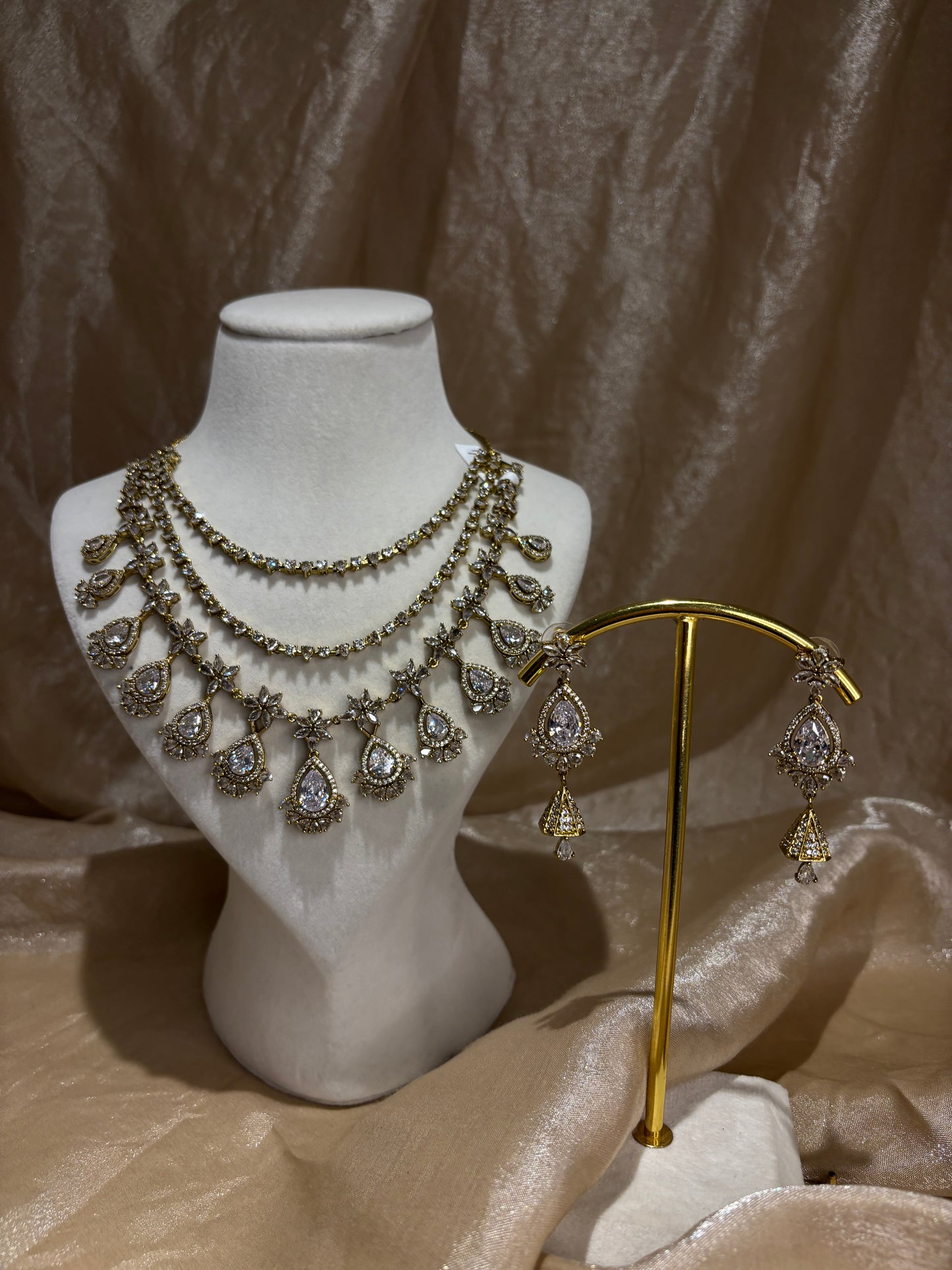 Gold layered necklace