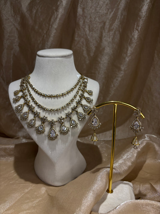 Gold layered necklace