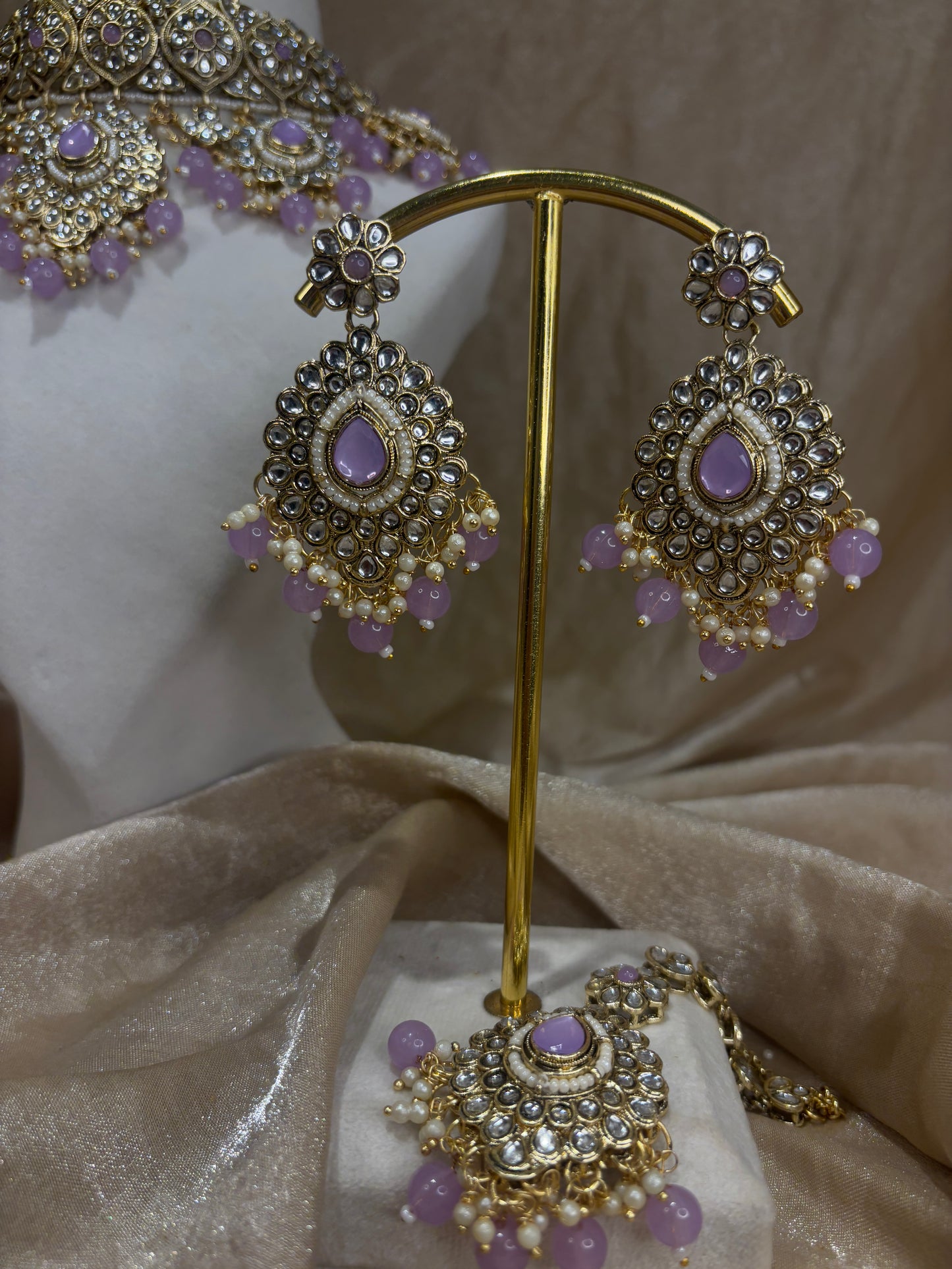 Lavender choker set
