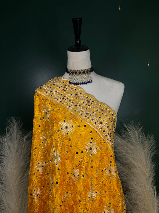 Yellow phulkari