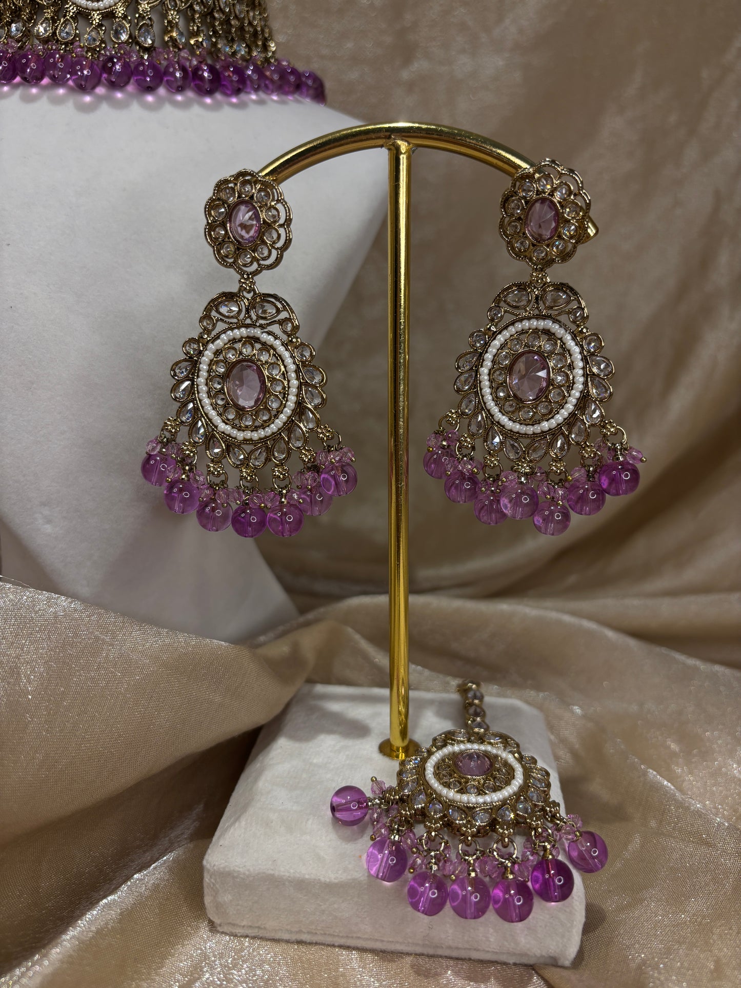 Lavender choker set