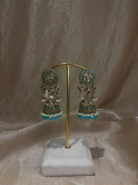 Blue earrings
