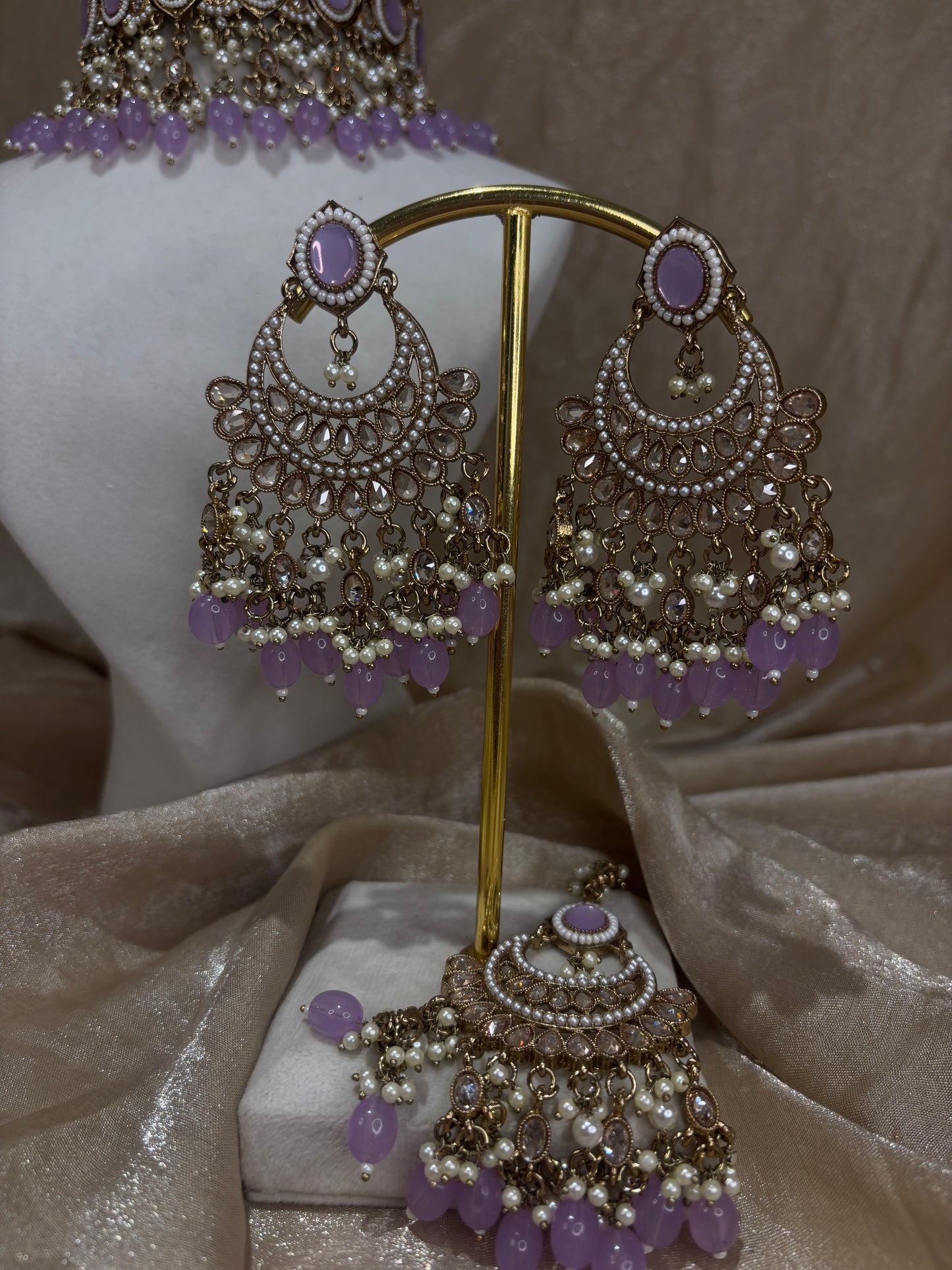 Lavender choker set