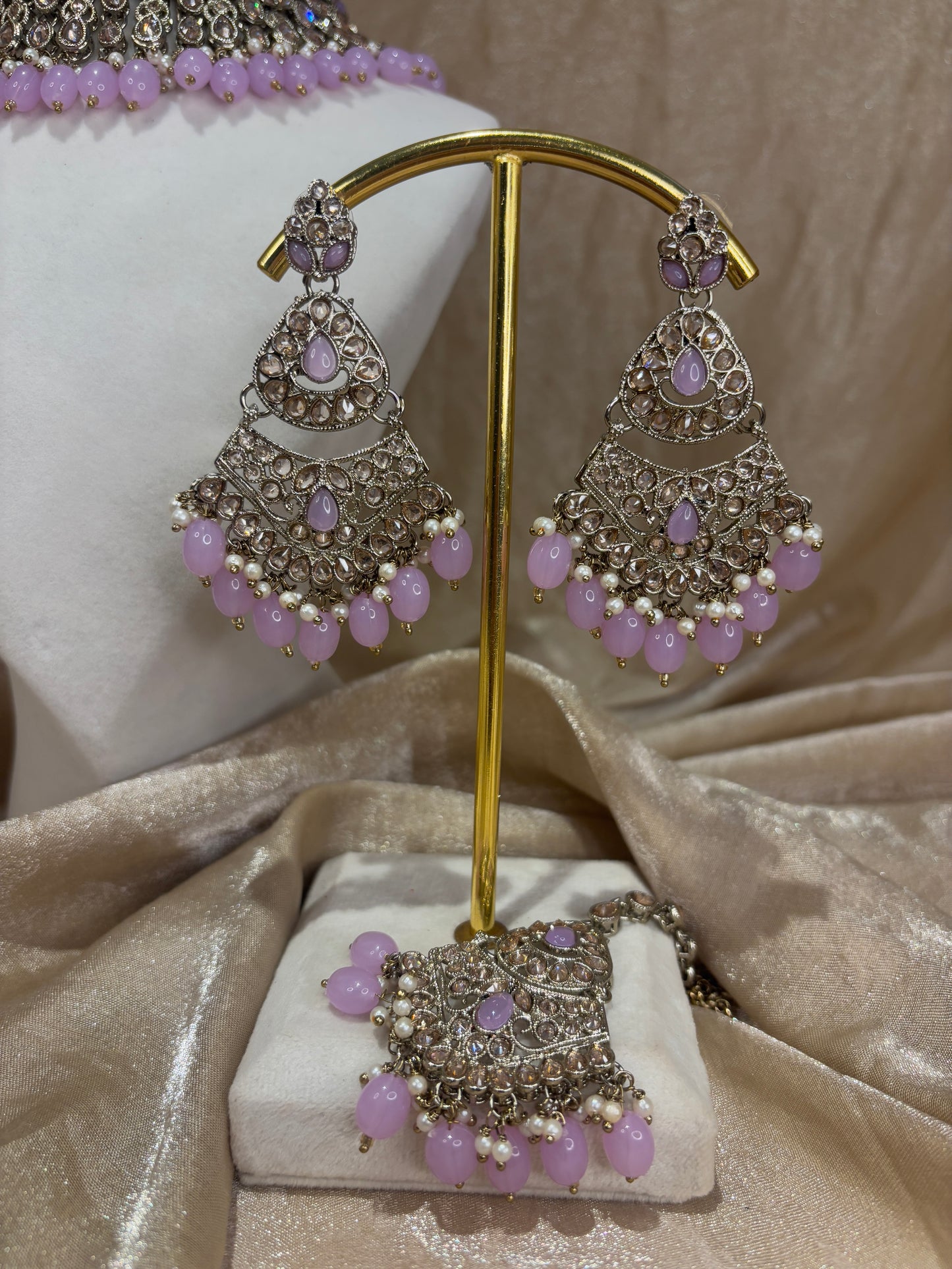 Lavender choker set