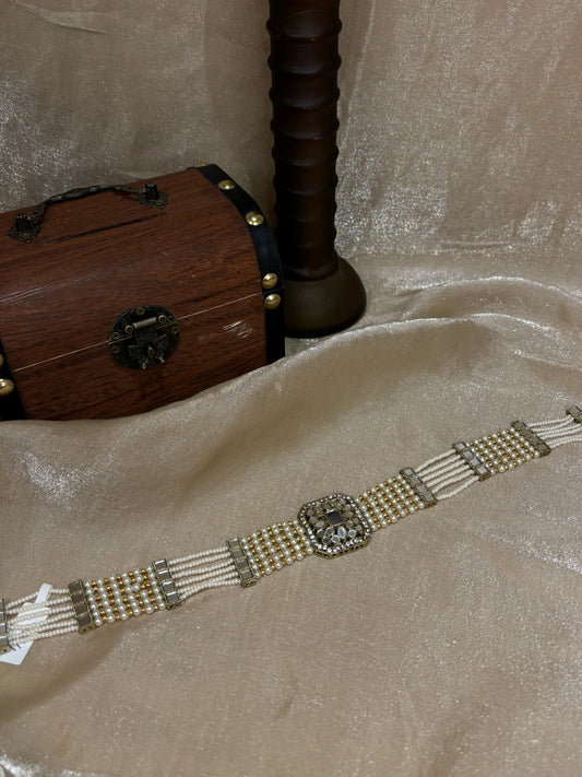 Mirror work matha patti (headband)