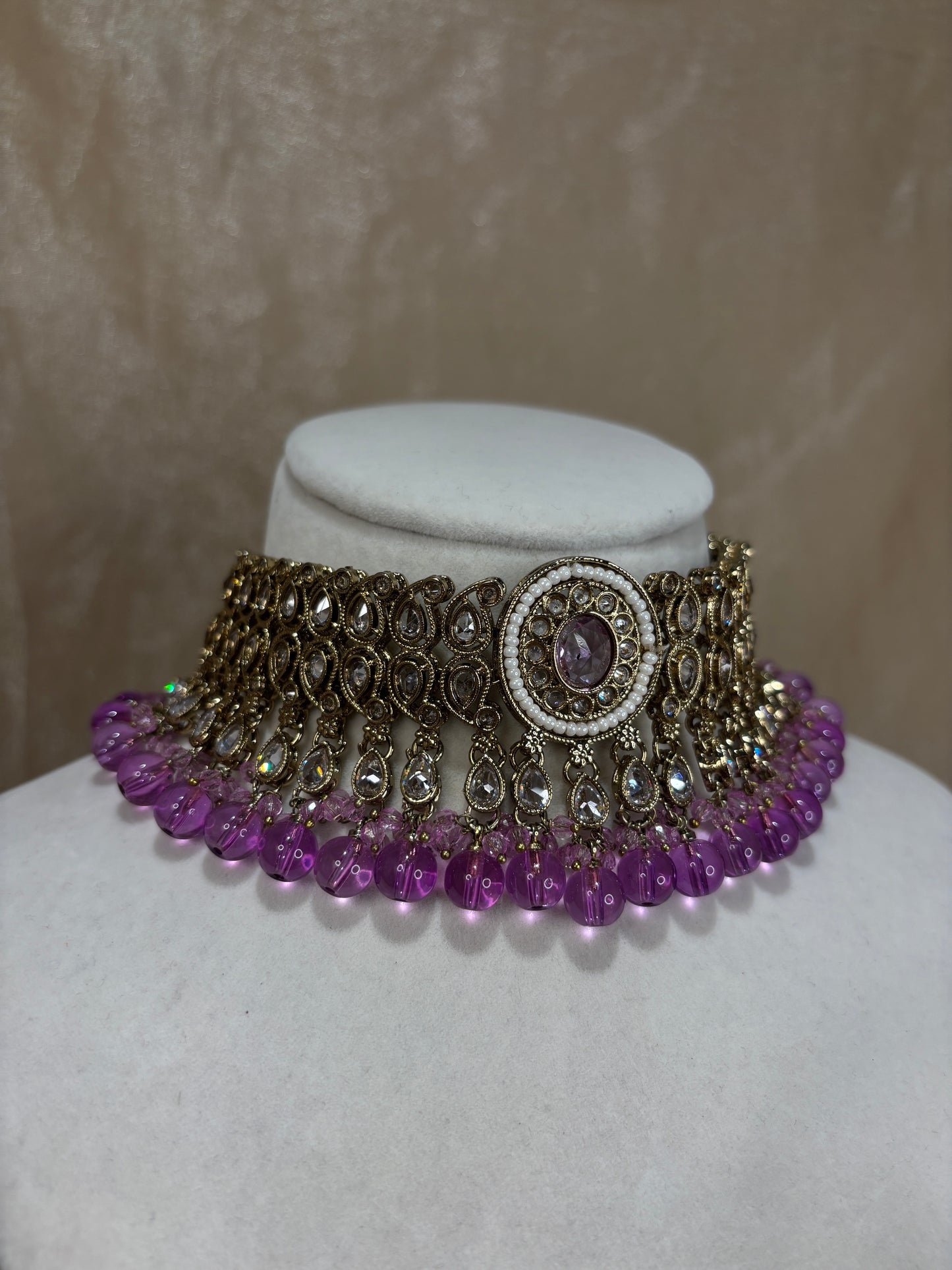 Lavender choker set
