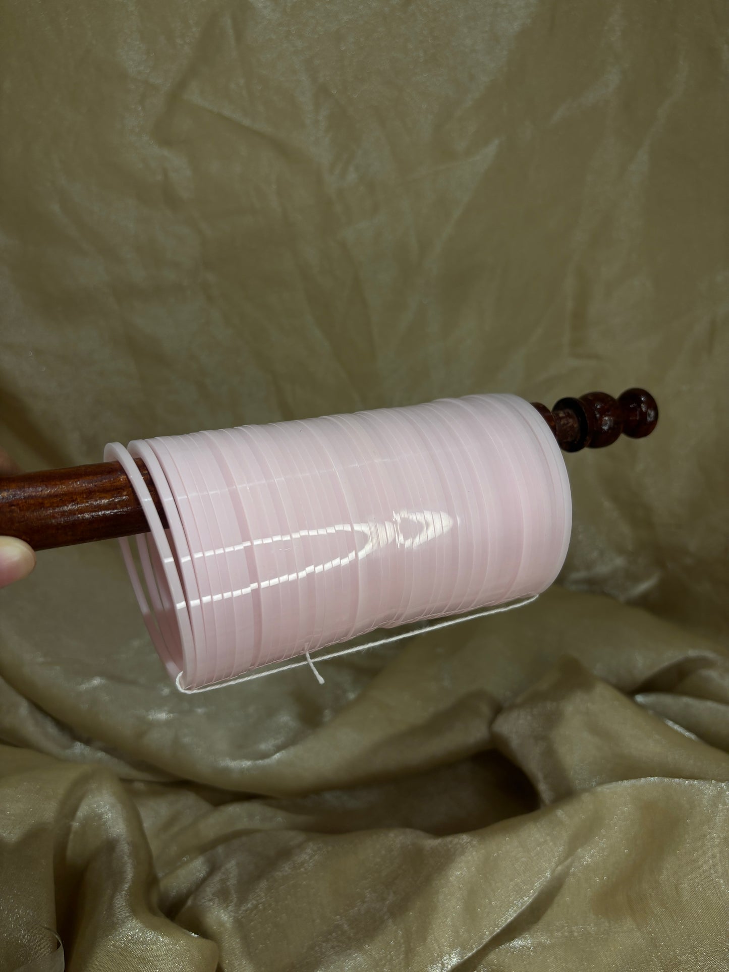 Baby pink choora bangles