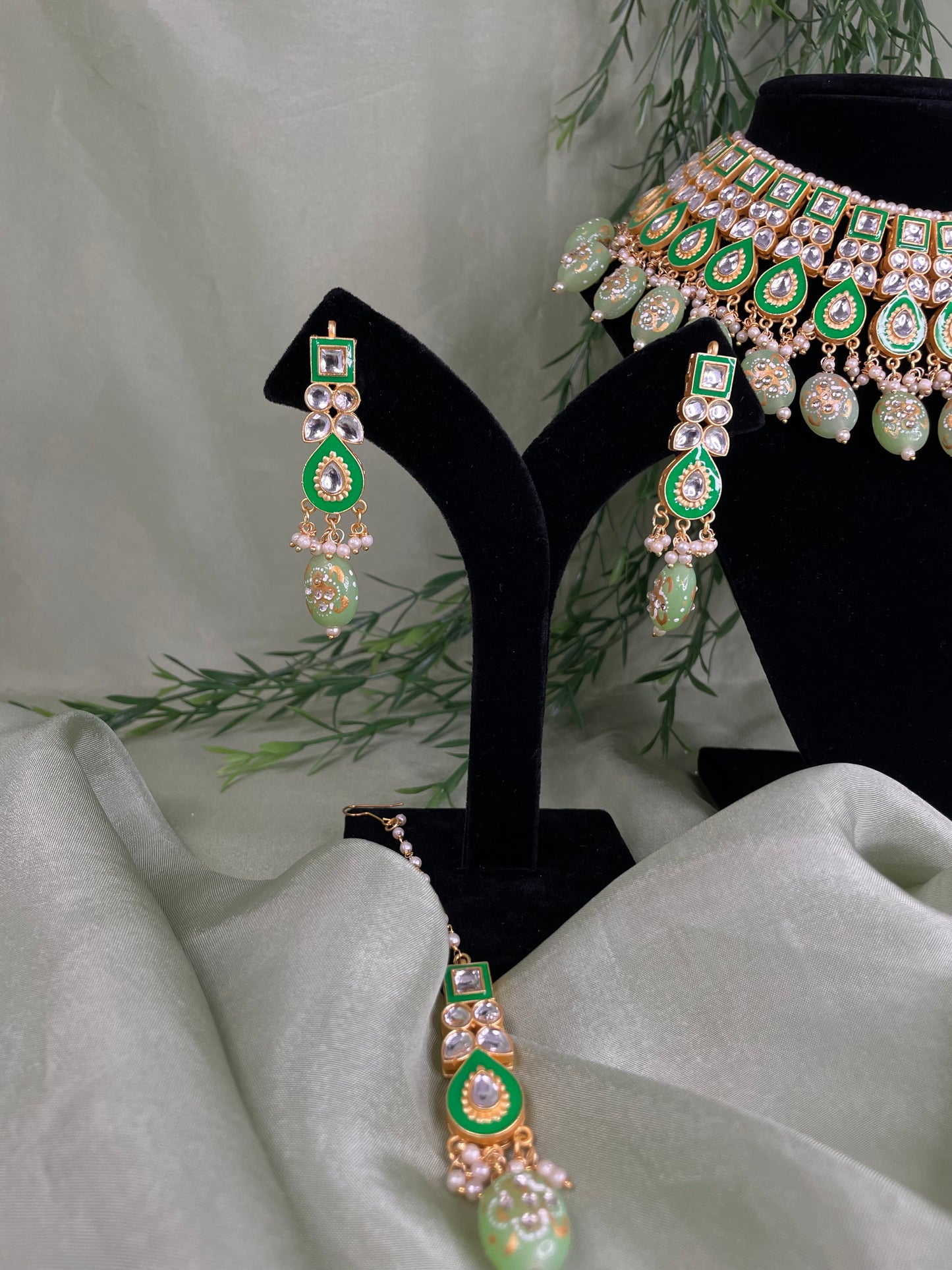 Mint bridal set