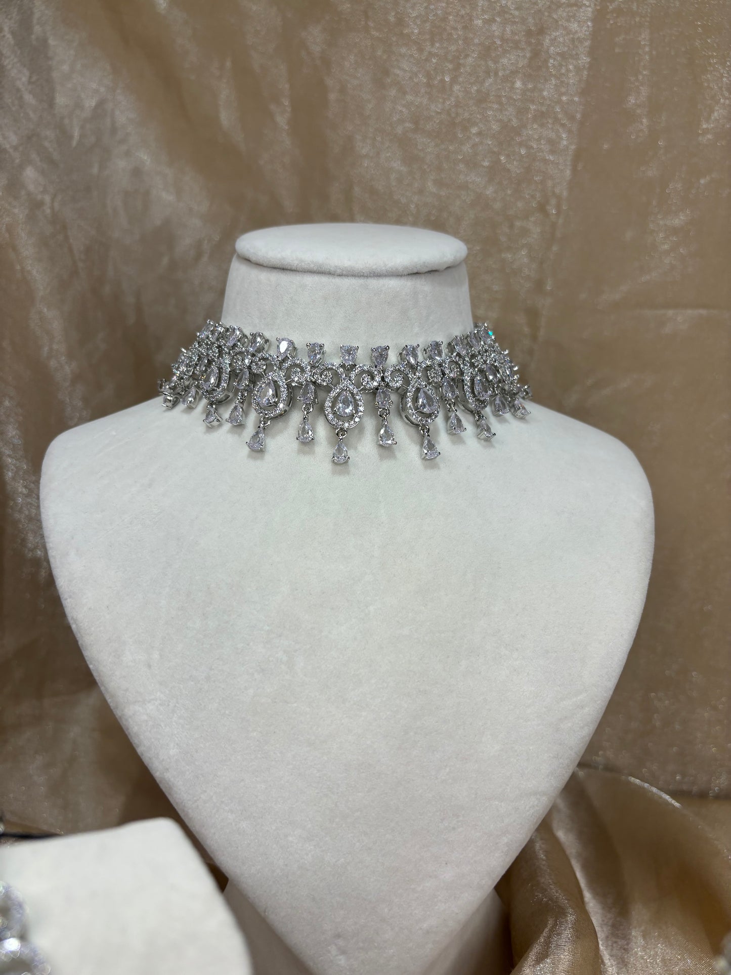 American diamond necklace set