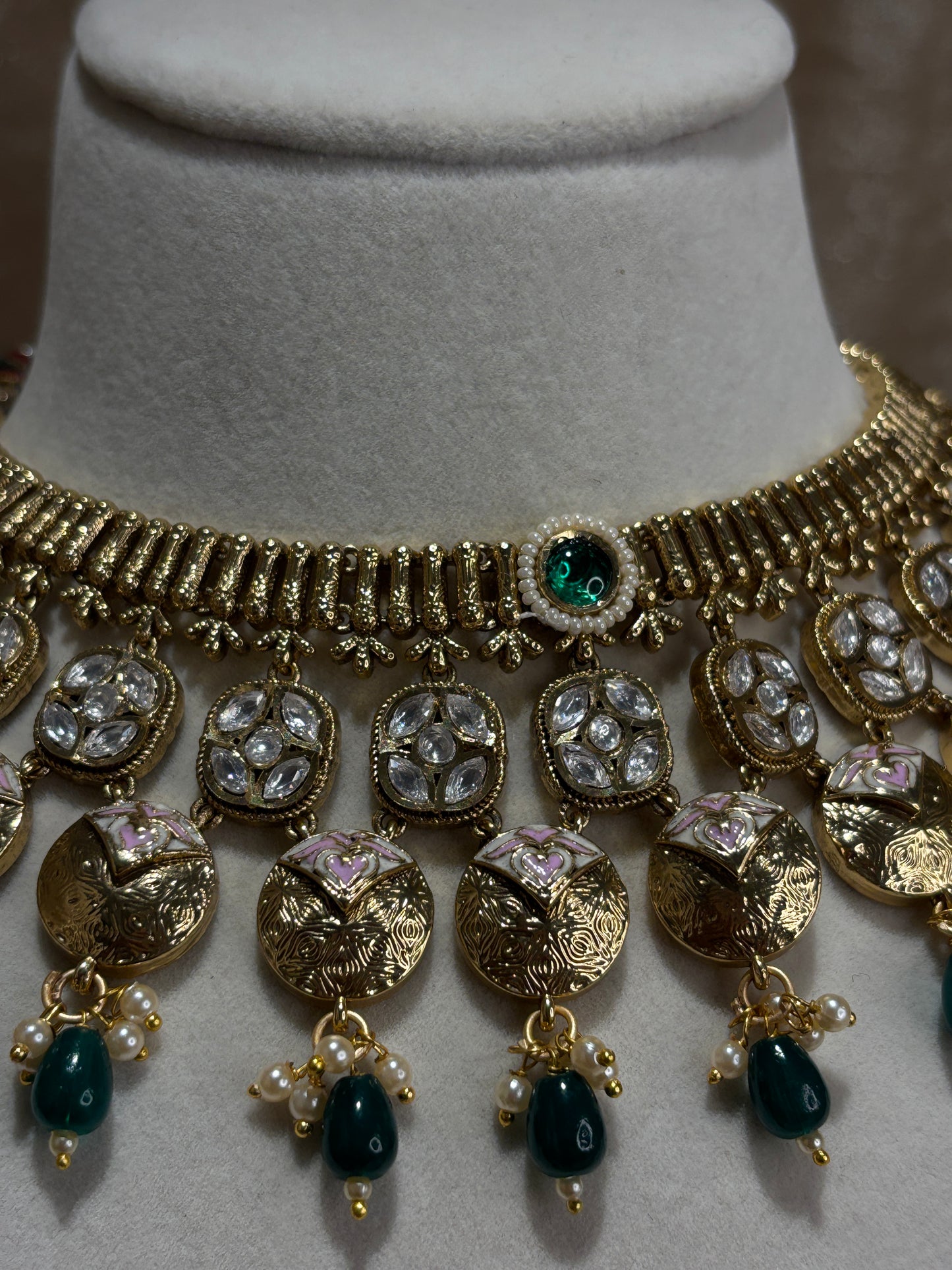Emerald green set