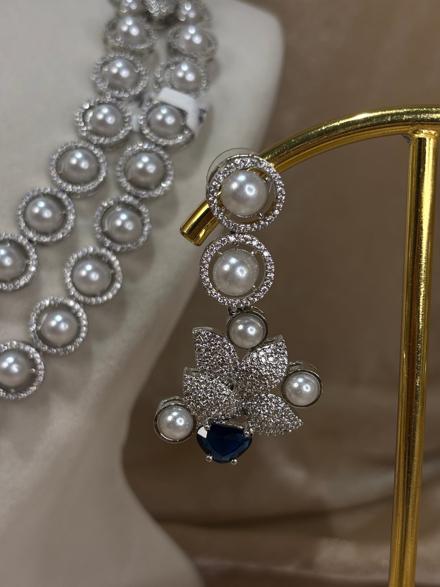 American diamond necklace set