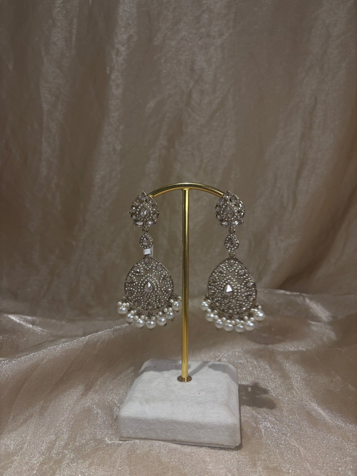 Gold earrings