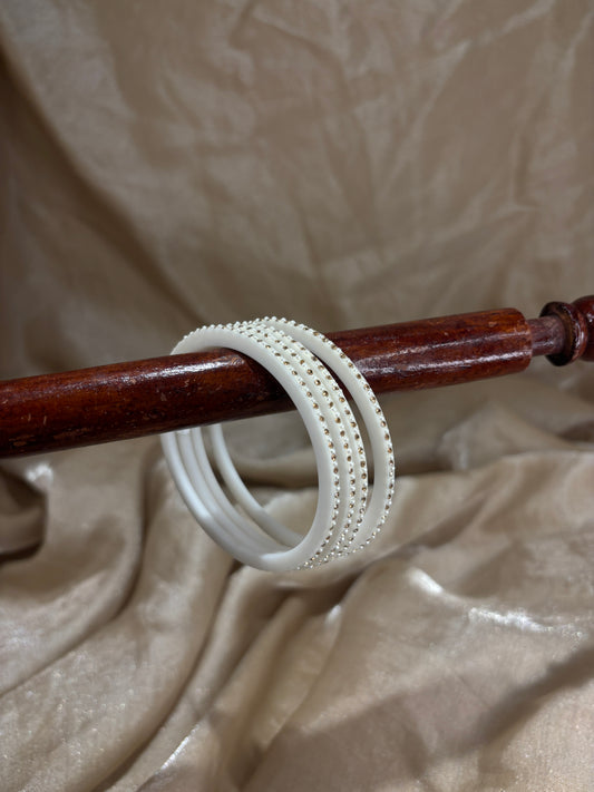 White filler bangles