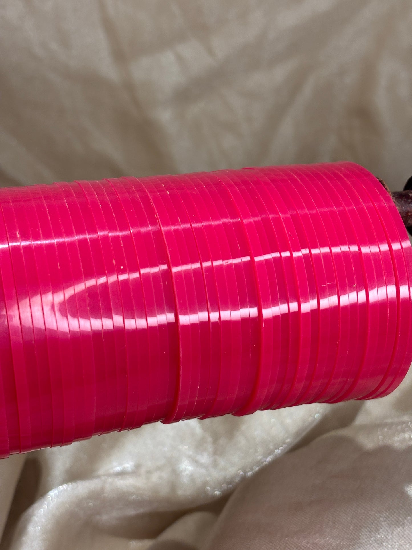 Hot pink choora bangles