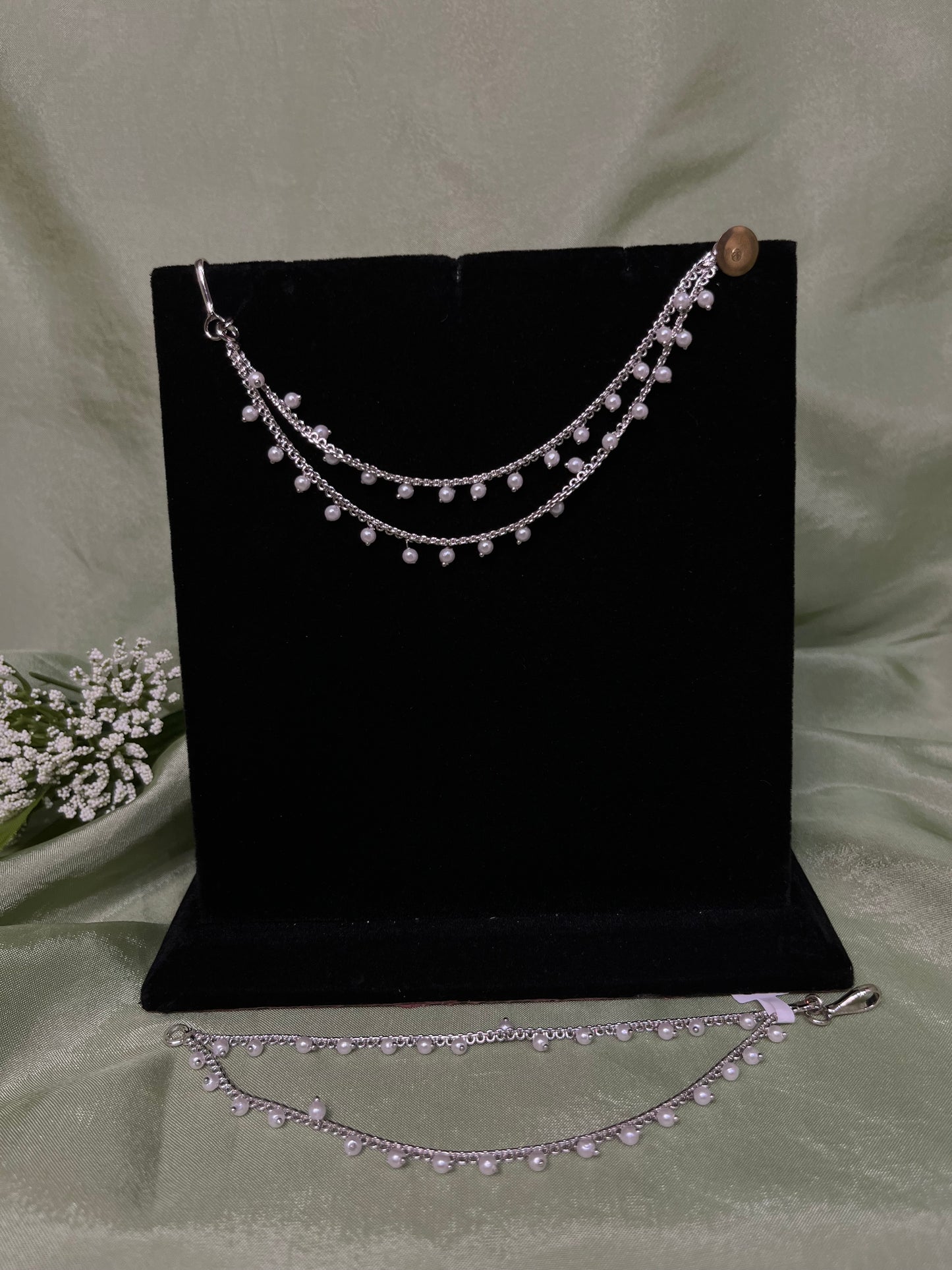 Double layered silver sahare