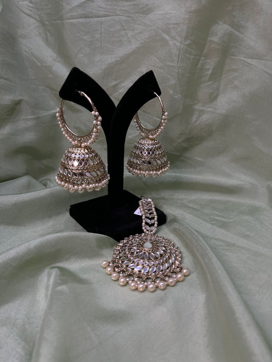 Oversized valiyan/tikka set