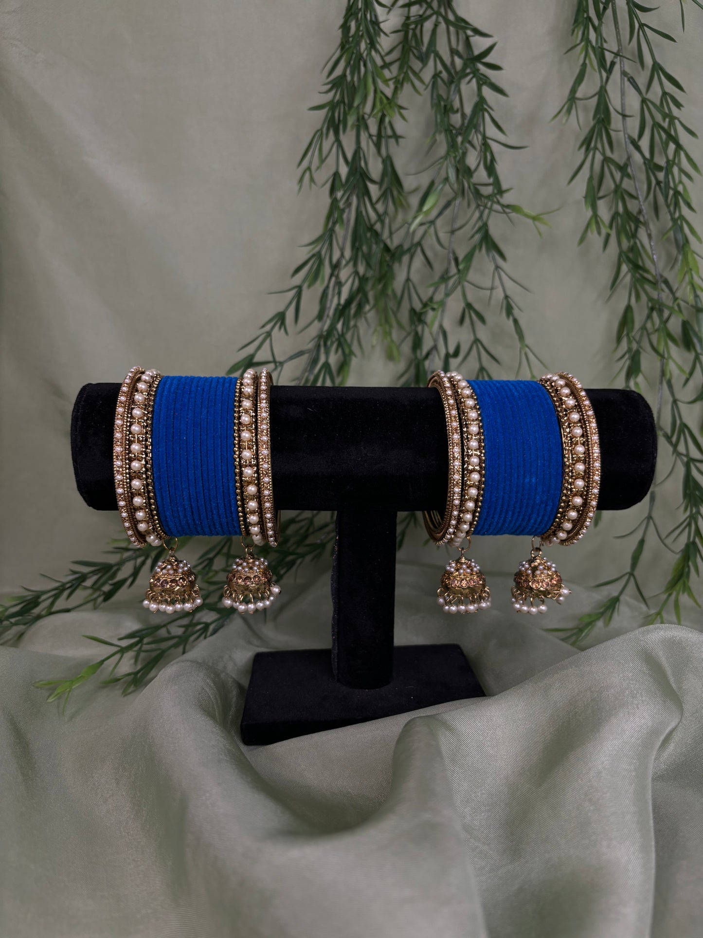 Royal blue bangle set