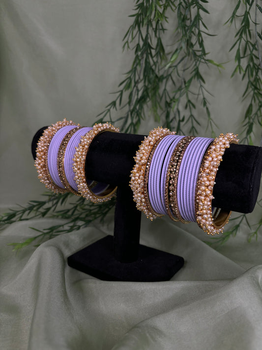 Lavender bangle set
