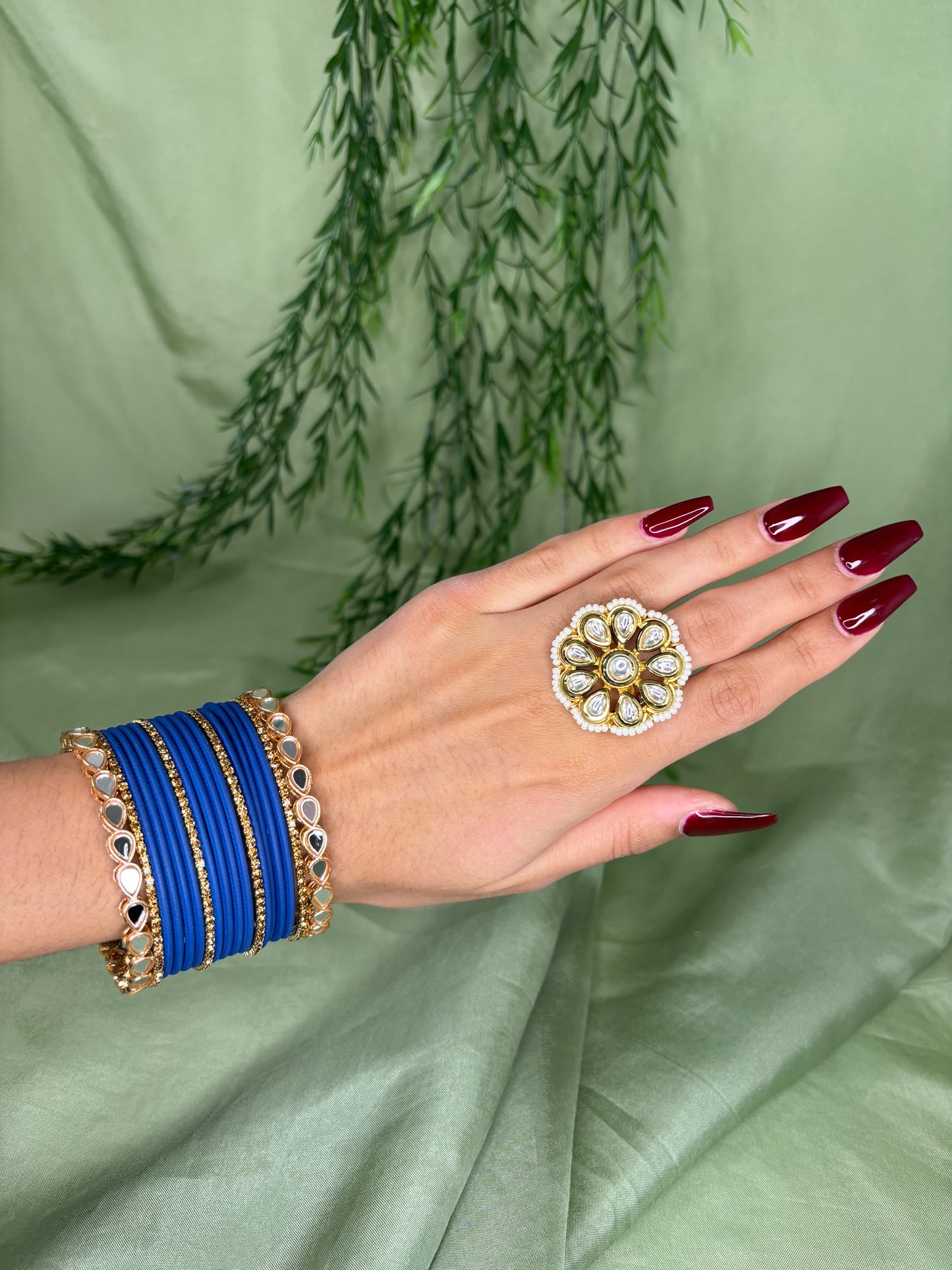 Royal blue bangle set