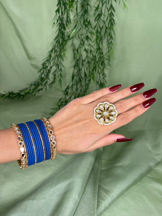 Royal blue bangle set