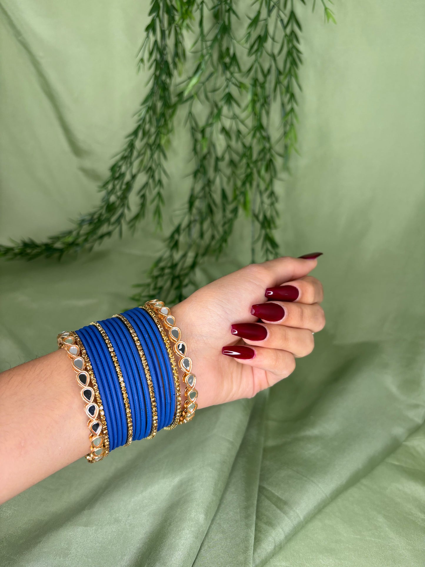 Royal blue bangle set