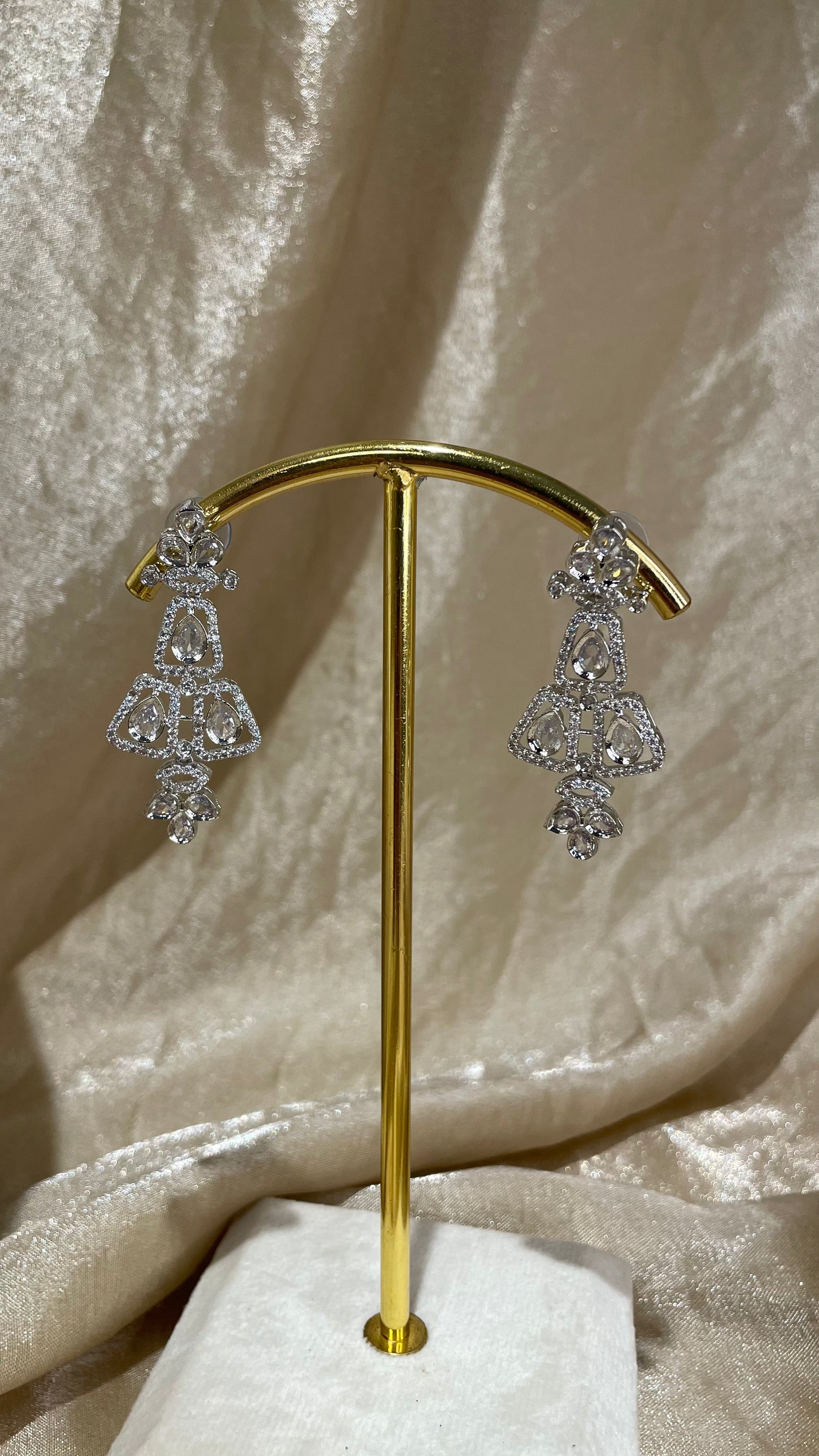 silver necklace set