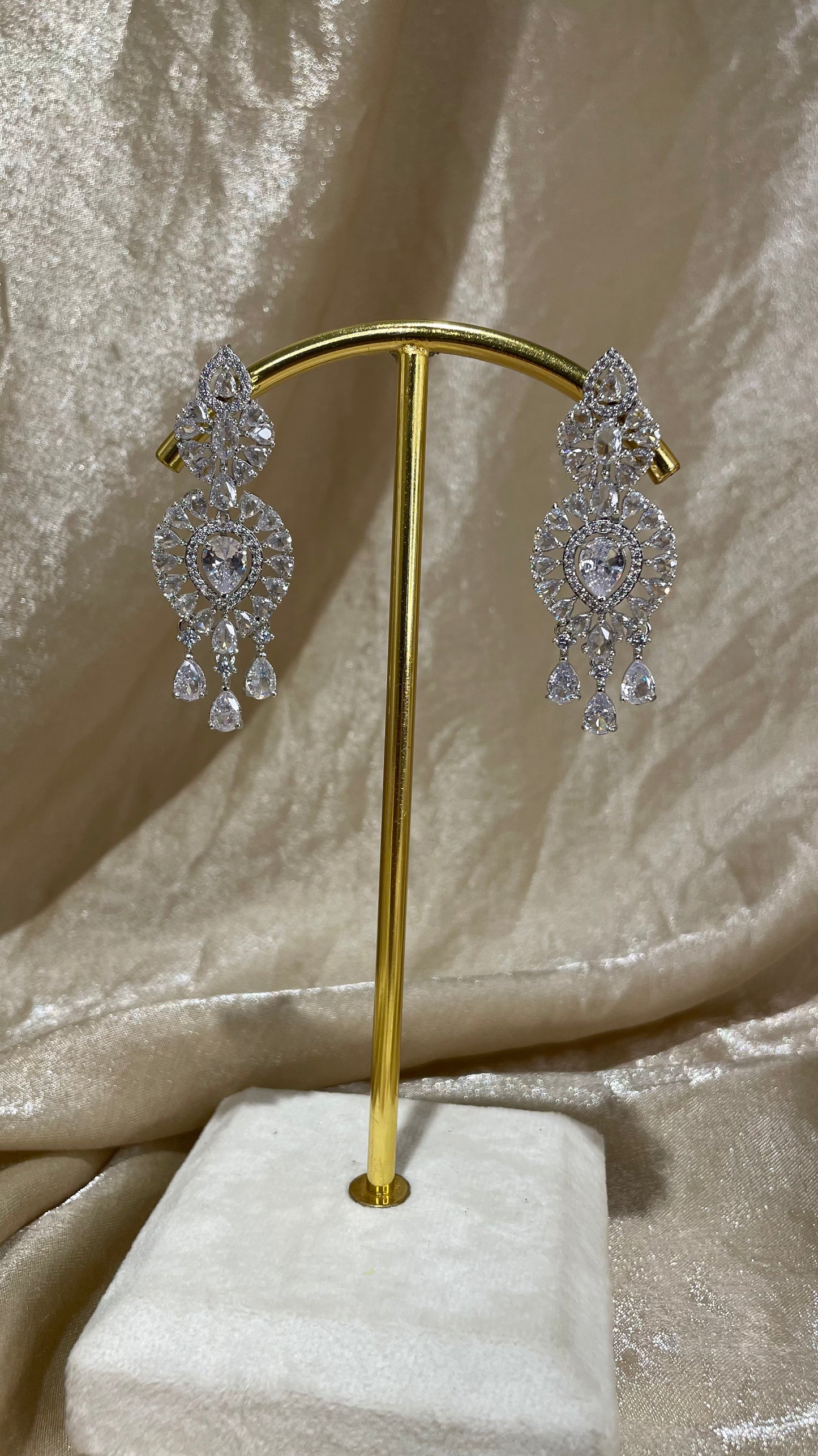 silver necklace set