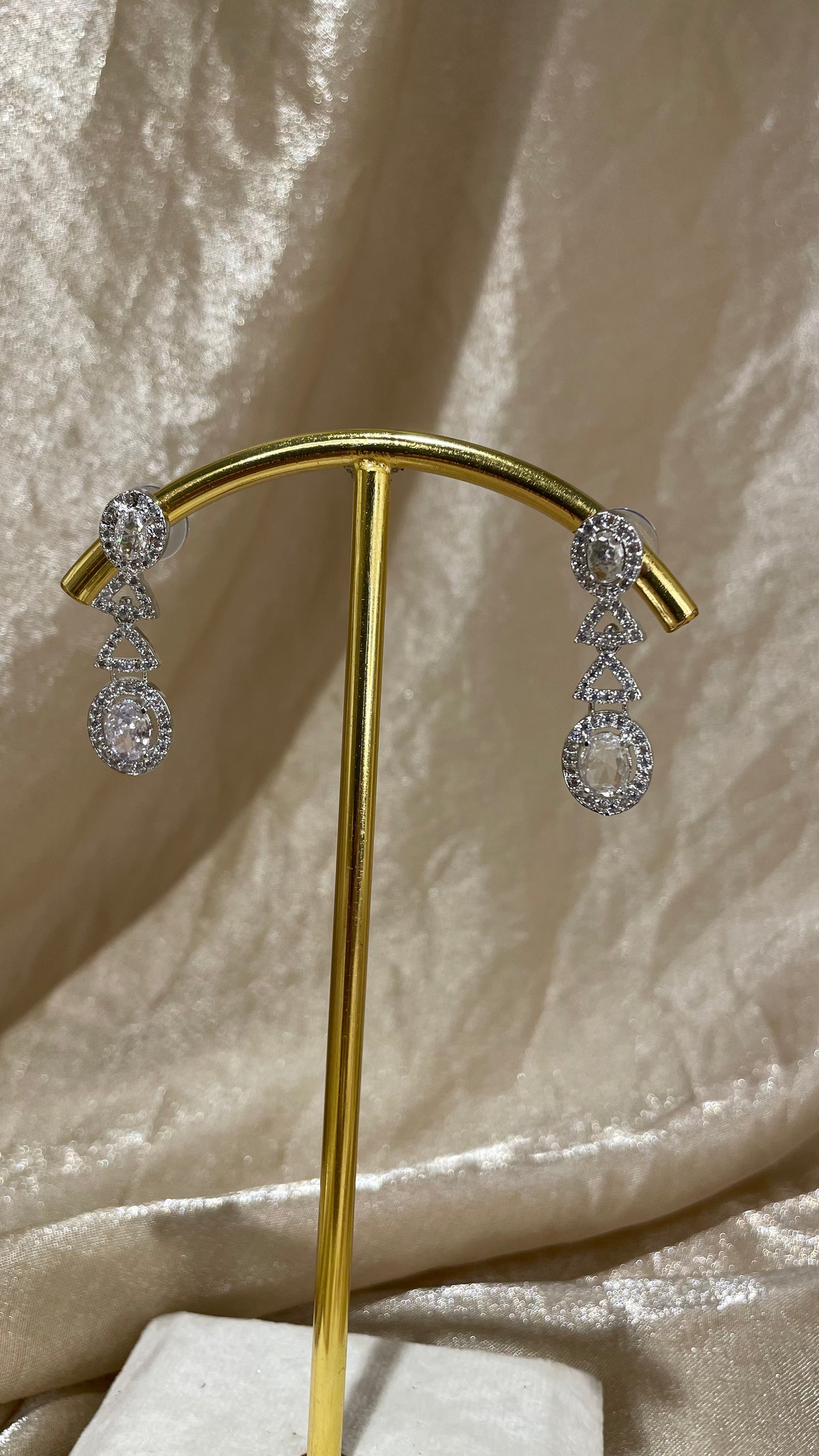 silver necklace set