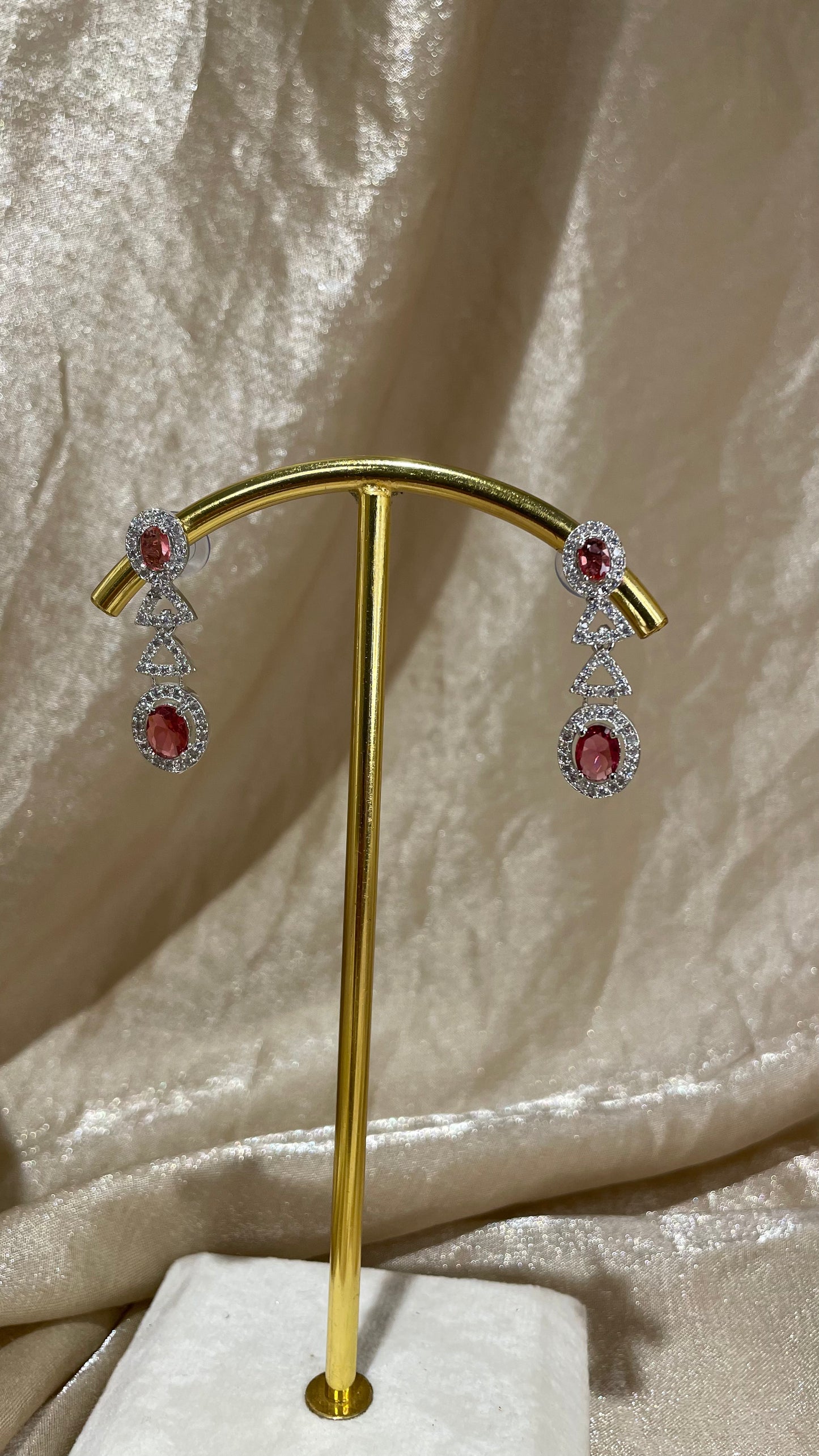 red necklace set