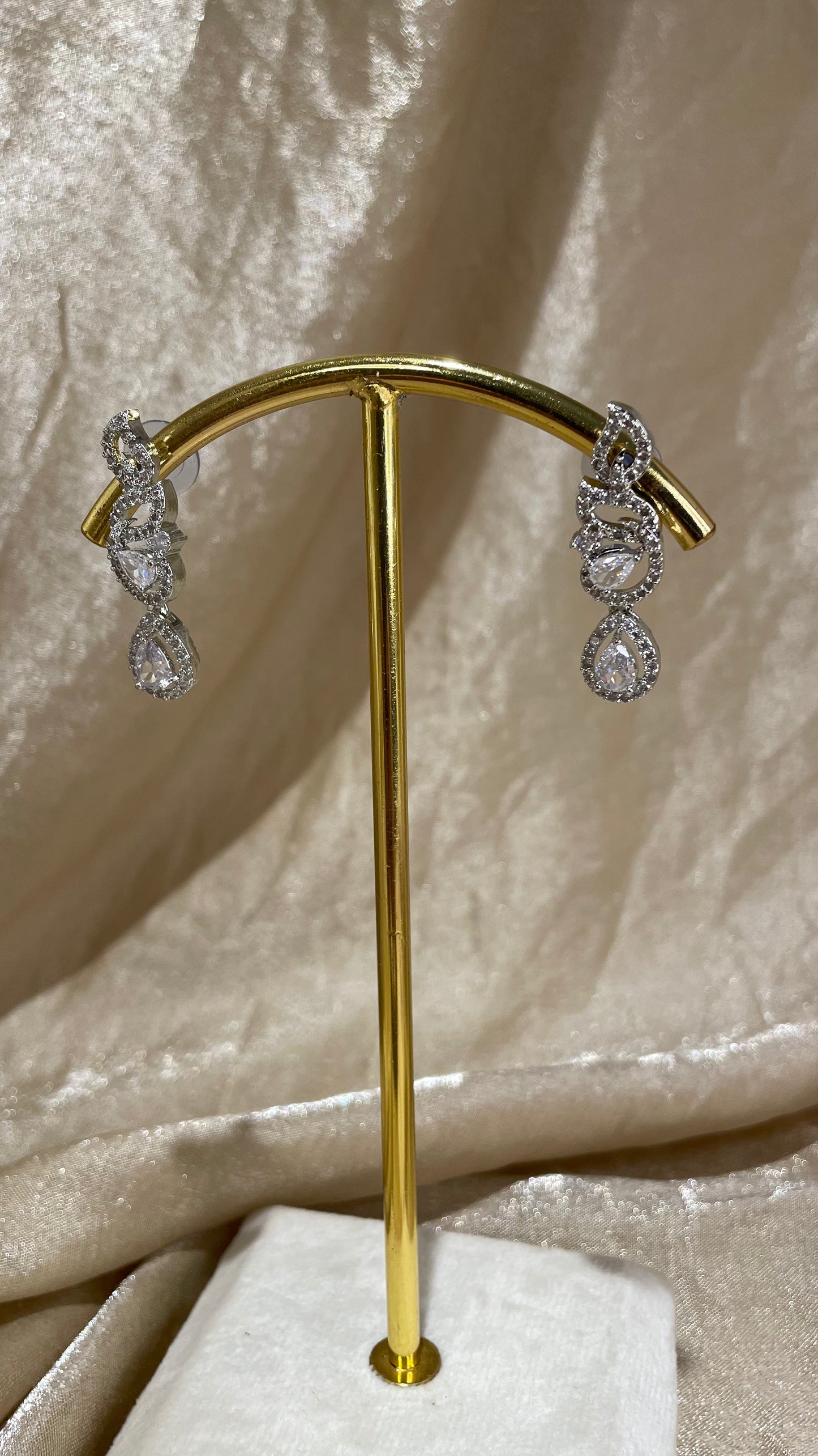 silver necklace set