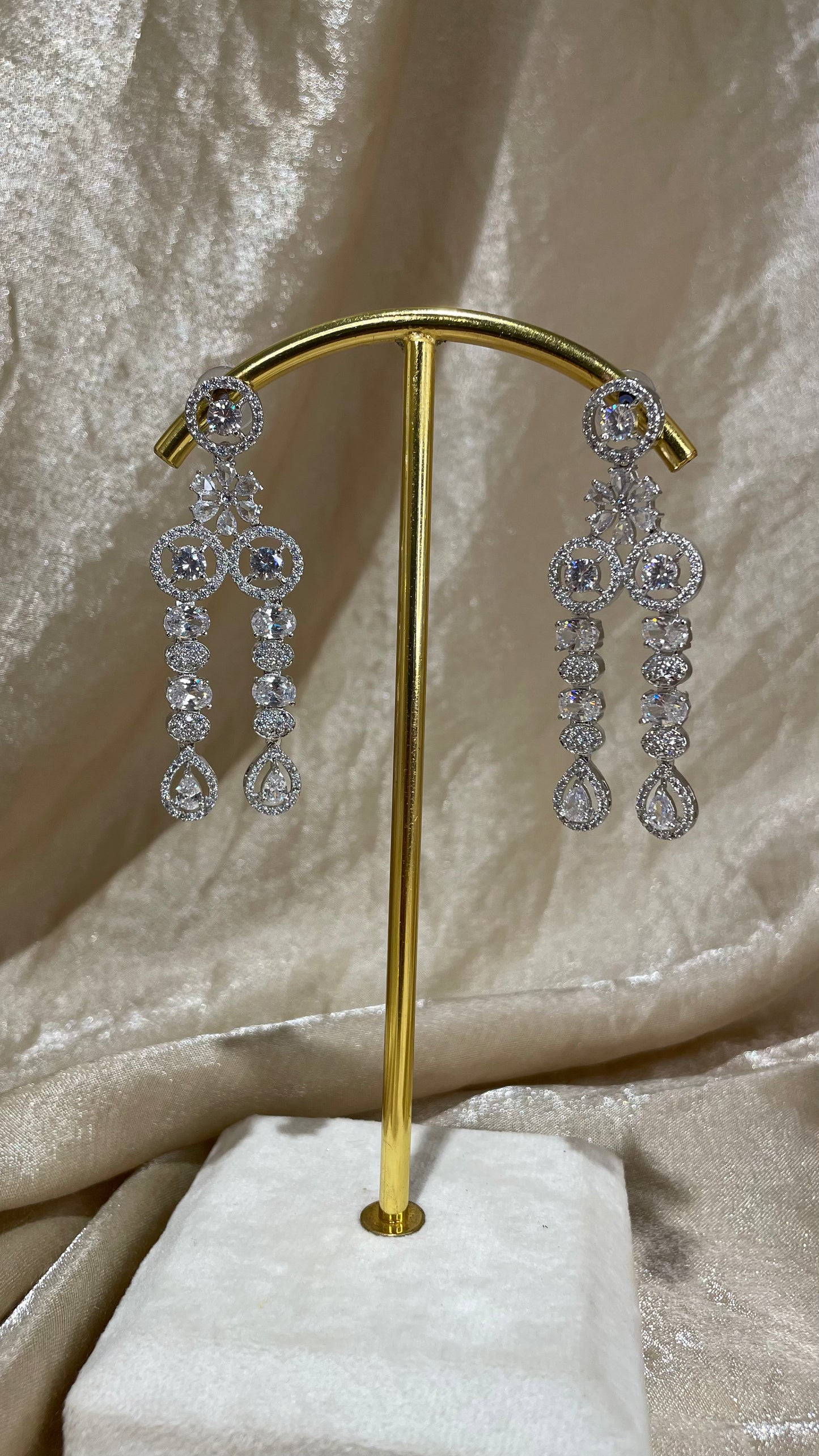 silver necklace set