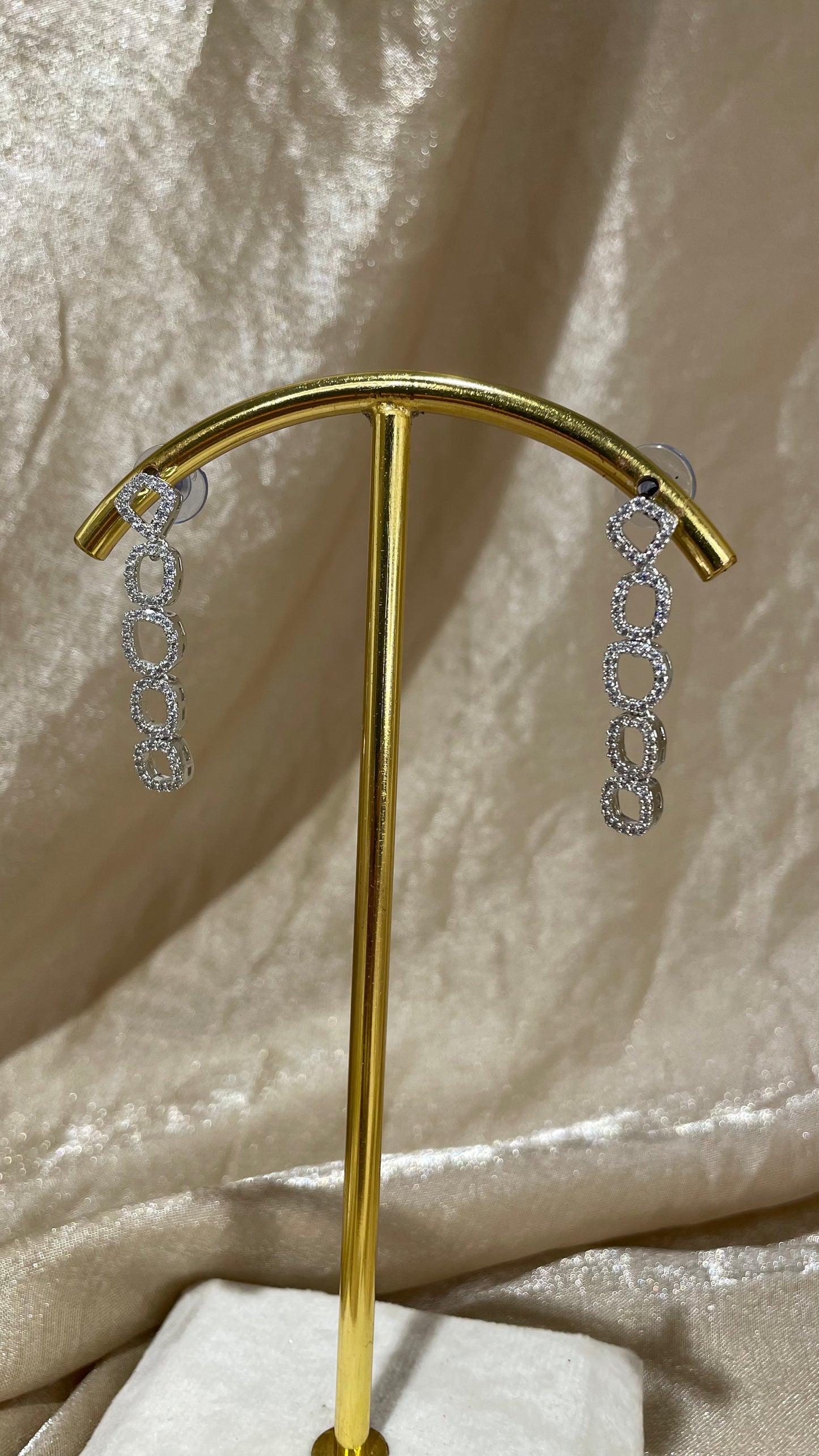 silver necklace set