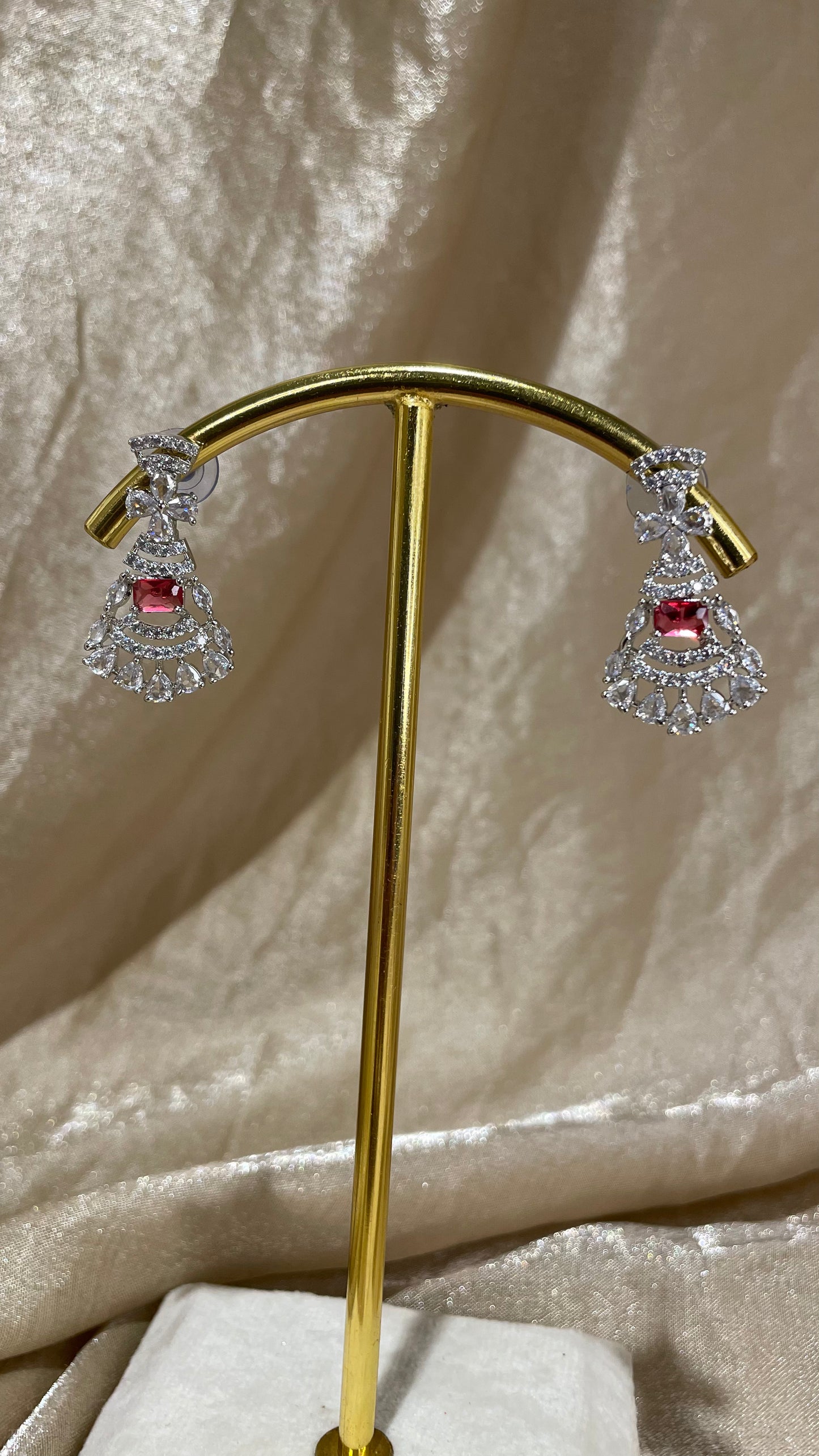 red necklace set