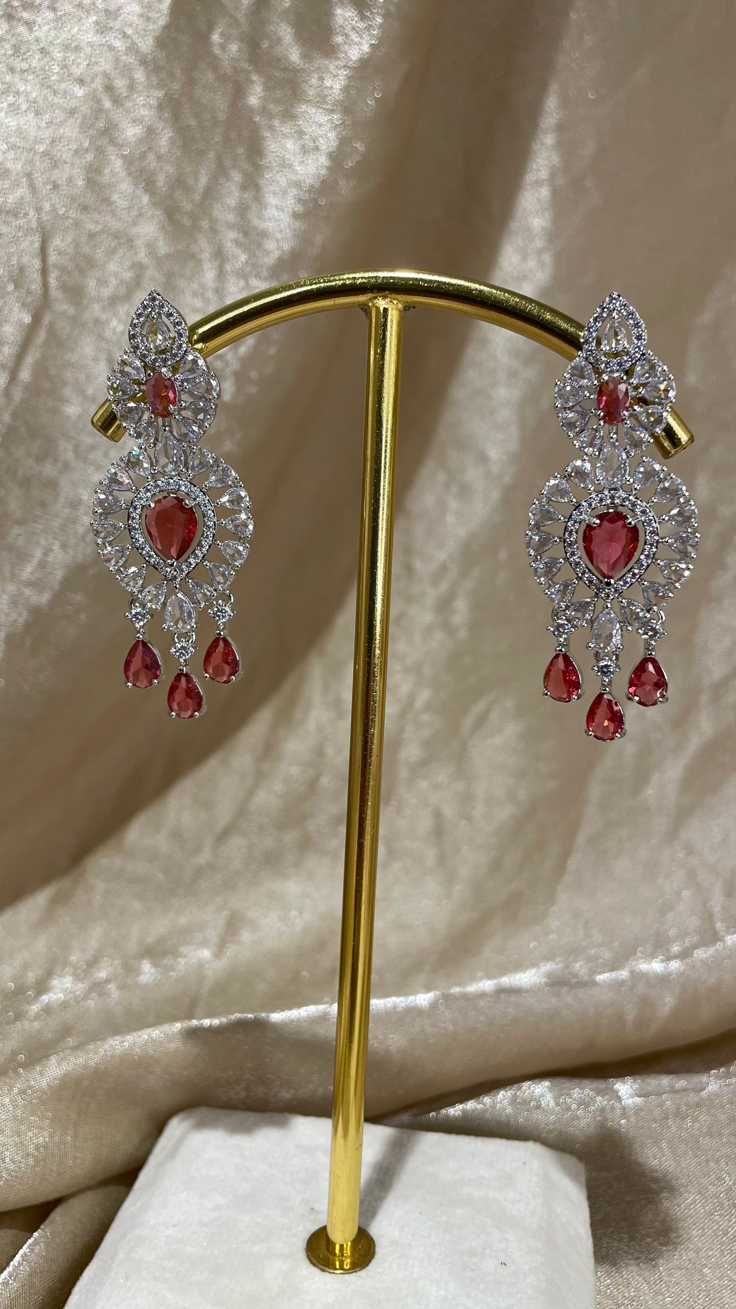 red necklace set