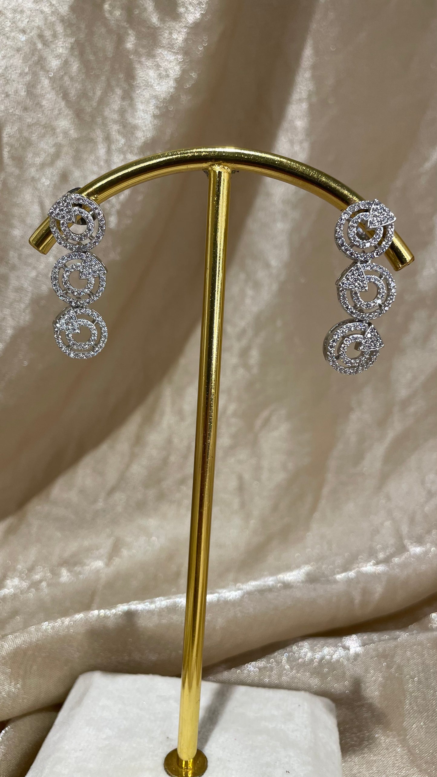 silver necklace set