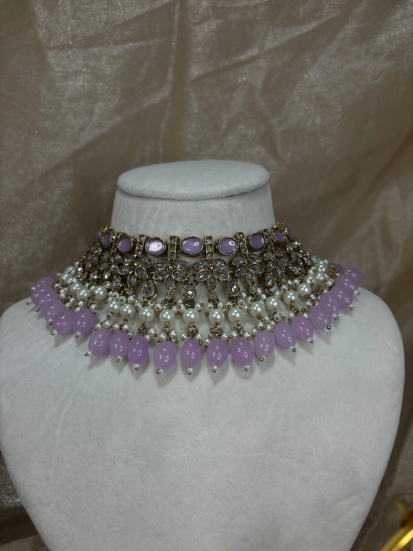Lavender choker set
