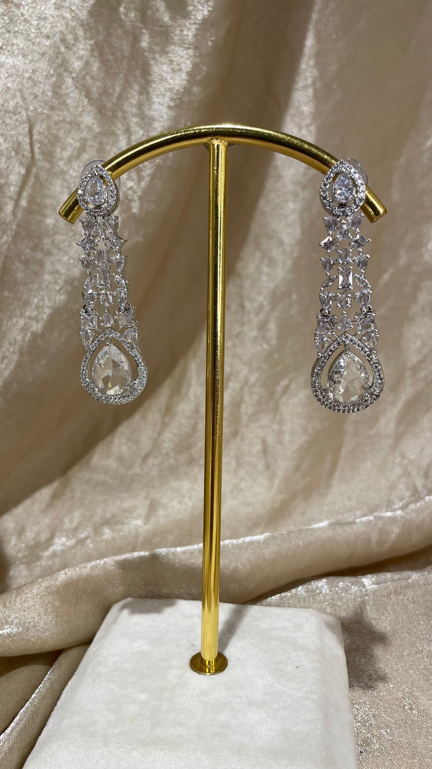 siver necklace set