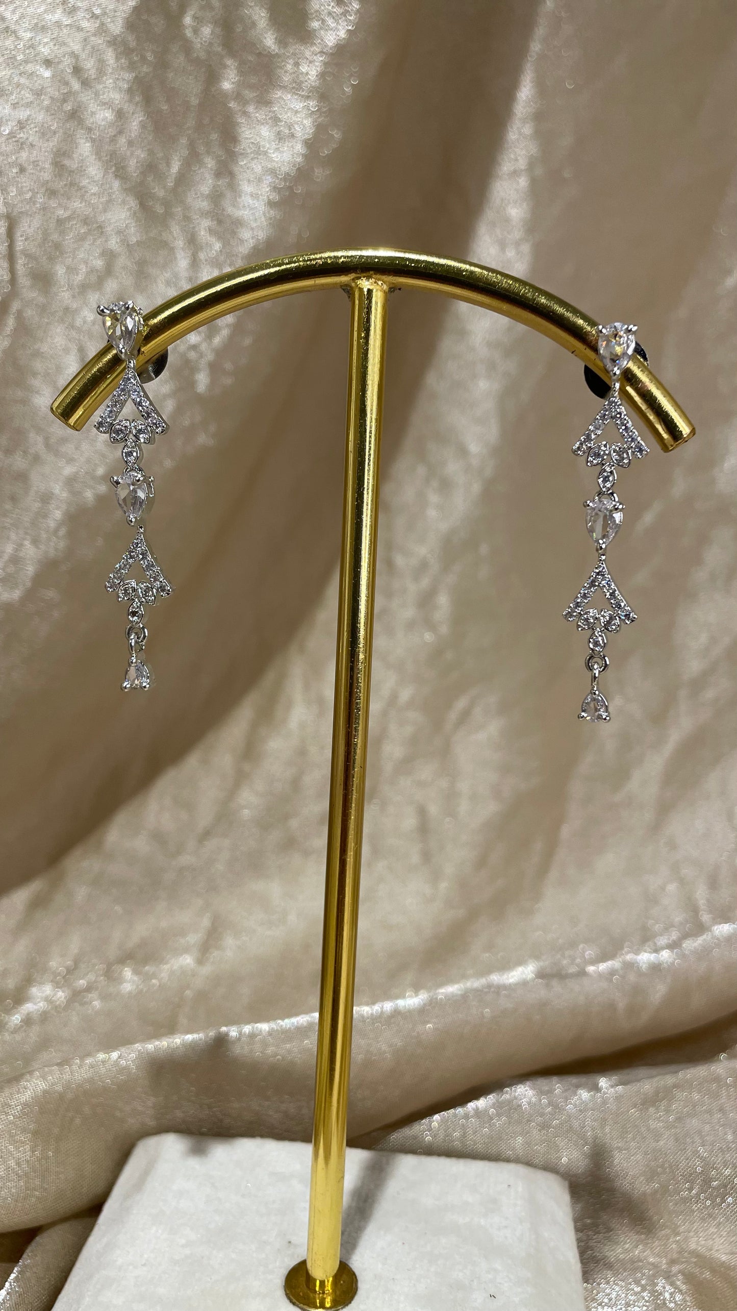 silver necklace set