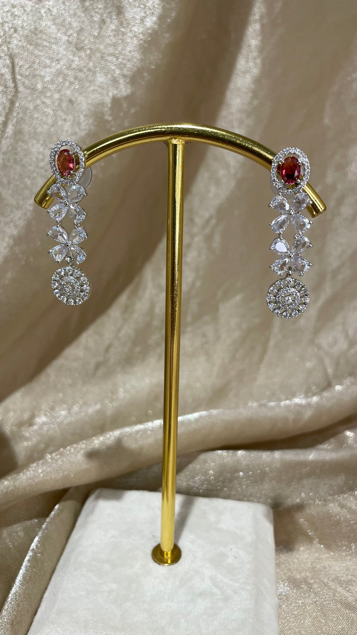 red necklace set