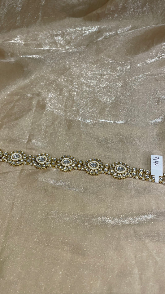 gold headband