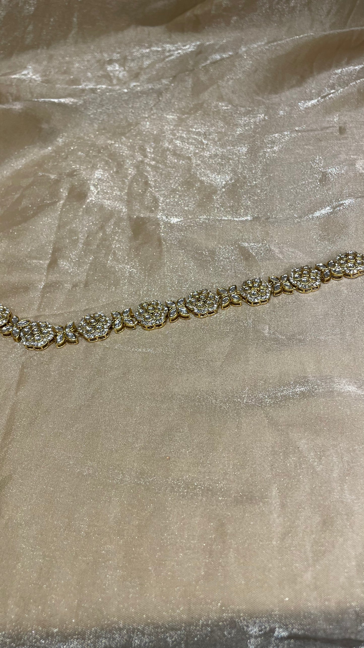 gold headband