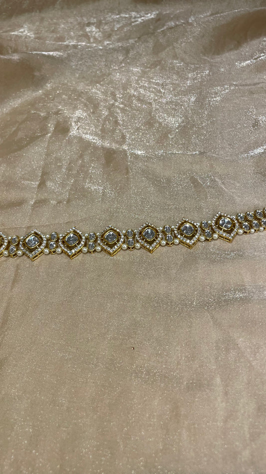 gold headband