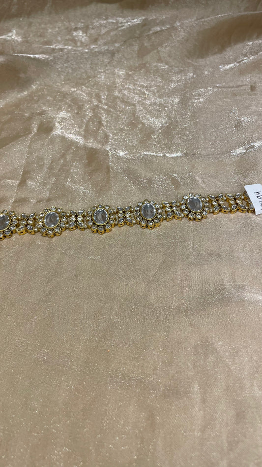 gold headband