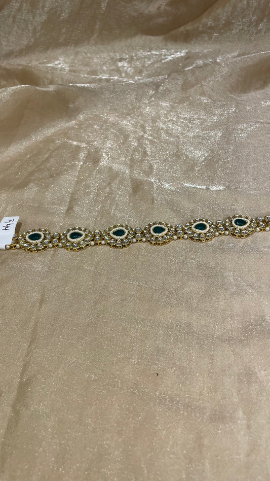 emerald green headband