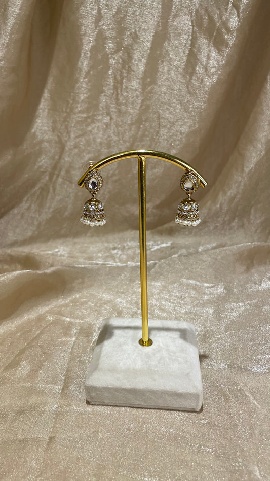 gold mini jhumki