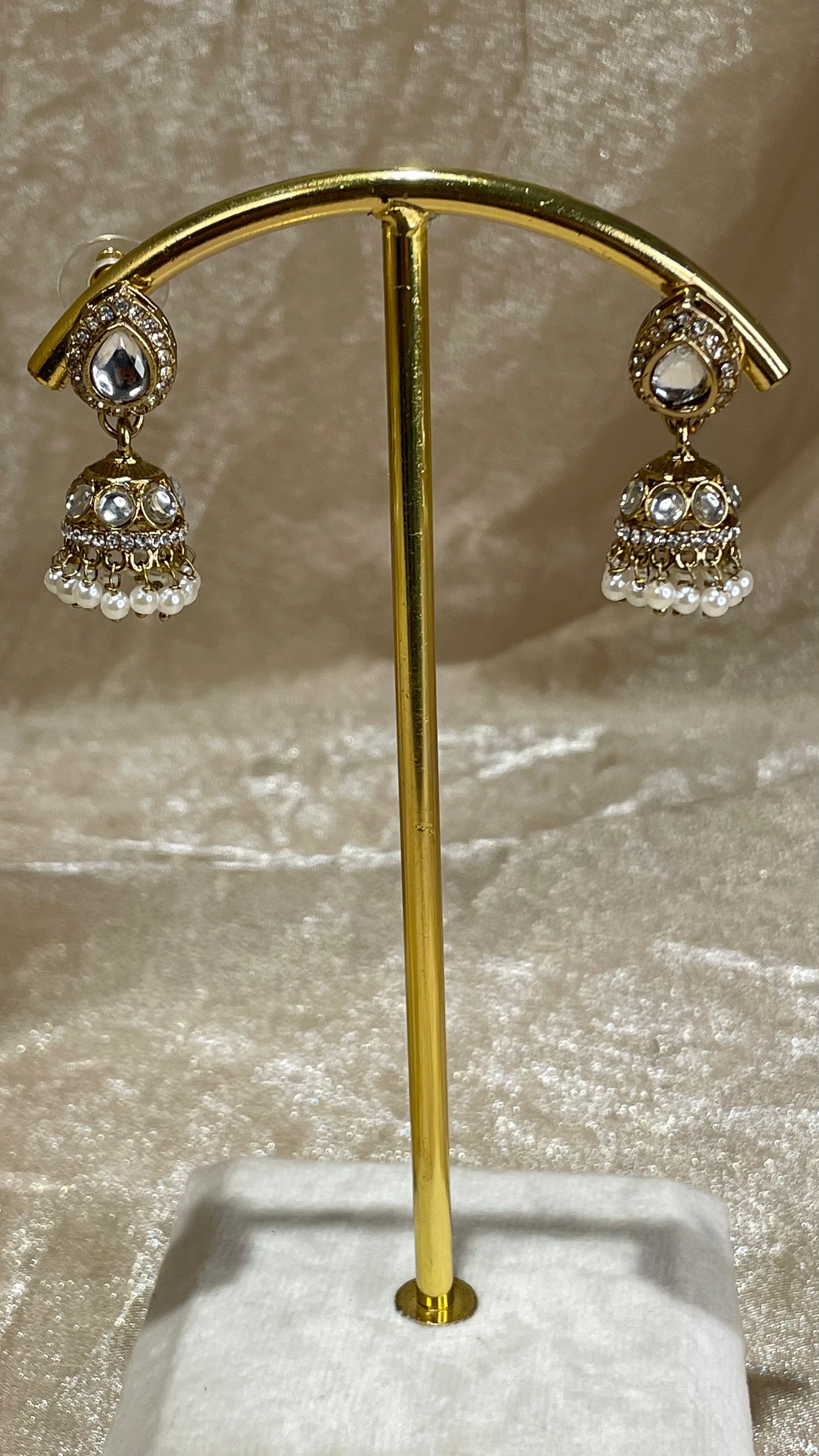 gold mini jhumki
