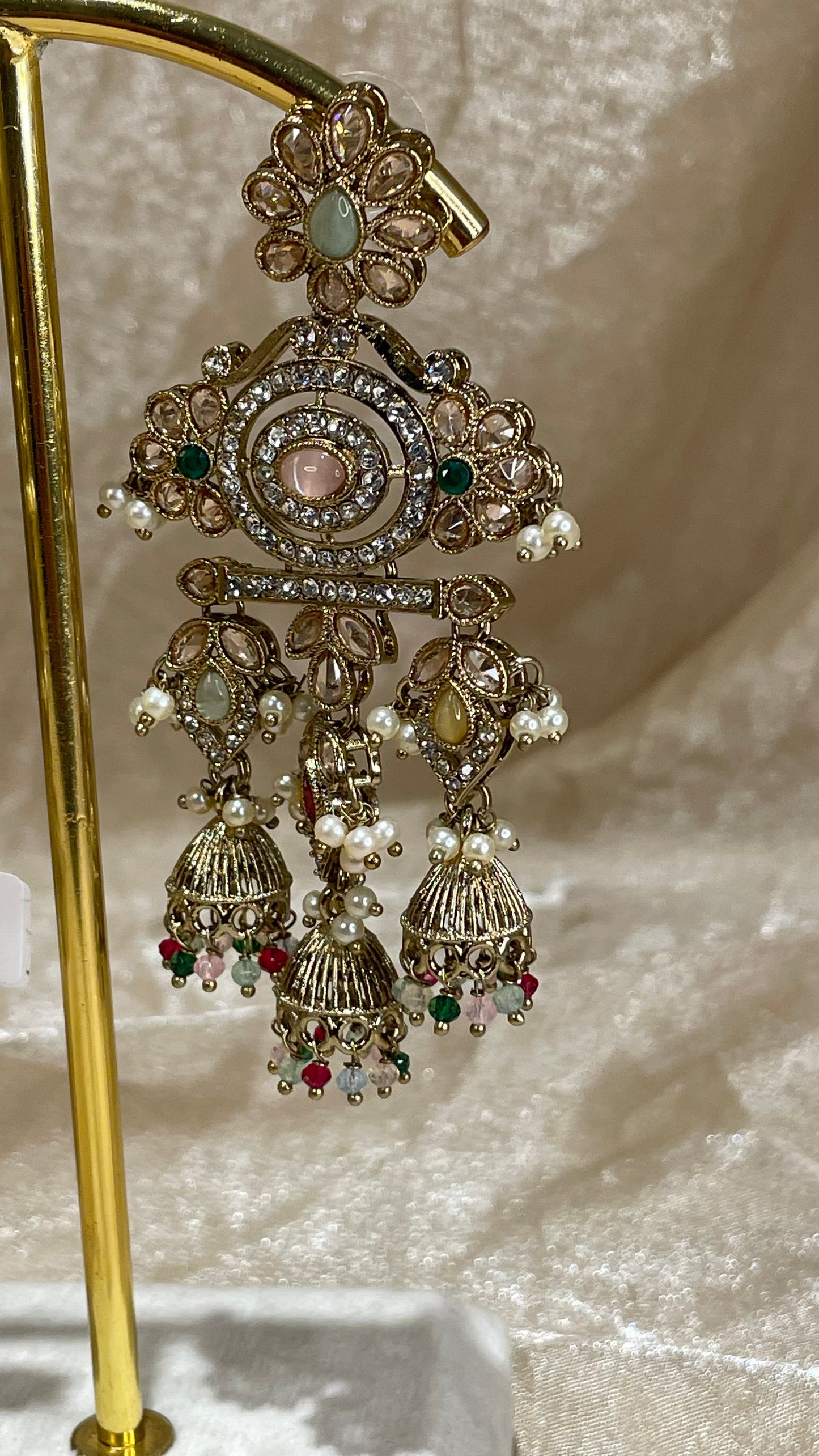 multi-colour earrings